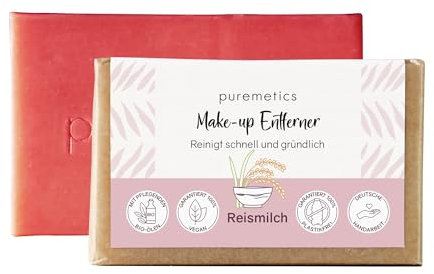 puremetics Make-up Entferner Seife, Reismilch, 75g