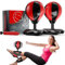 LUCYLANKER Sit Up Boxen ReflexBall, Punchingball Bein Erwachsene, Boxbirne Bein, Bauchmuskel Trainingsgerät mit Pumpe, Armtrainingsgerät für Ihr Zuhause, Tolles Geschenk für Fitnessliebhaber (2 Stück)