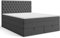 MRGROUP Boxspringbett Lyon mit Bettkasten Matratze Topper Doppelbett (Swing 19 - dunkelgrau, 180 x 200 cm)