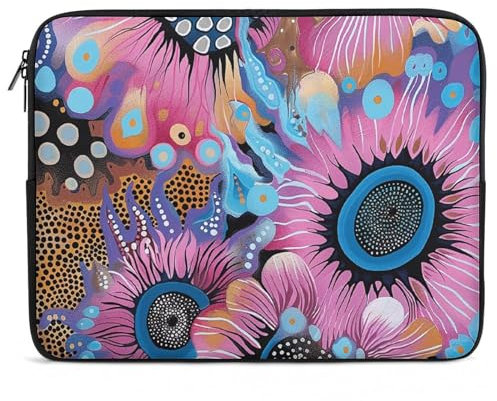 Laptop Case Laptop Sleeve Portable Protective Case Woodblock Print Style Computer Cases for Laptops
