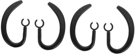 SKISUNO 4pcs Anti-lost Ear Hooks for Earbuds Earpiece Clips Comfortable Sweat Design for Jogging Exercising Compatible Earphones