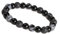 Unique Chakra Buddha Perlenarmband 8mm Obsidian & Lavastein Energiearmband Heilsteine Juweliers Qualität