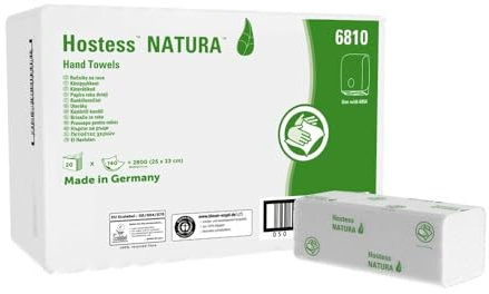 Hostess® NATURA Papierhandtücher 6810 2-lagig C-Falzung, 2800 Stück