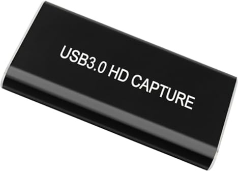 OSALADI Hd Capture Card for Streaming Usb Video Capture Audio Adapter Plug and Play for Recording