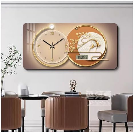 Moderne Sicherungskasten Abdeckung Schrank, Abdeckung Der Unterbrechungskasten Dekorative Malerei Des Stromzählers Mit Uhr Wandbefestigung Ausblenden Der Elektrischen Panel Abdeckung(#7,125x65cm)