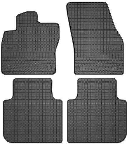 MOTOS Gummimatten Auto Fussmatte passend für Skoda Kodiaq I 2016-2024 Verbessern Sie Ihren Reisekomfort mit Antirutschmatte Auto- Allwetter fußmatten Auto, Schutz vor Verschmutzung