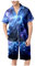 Herren Hawaii Hemd und Hose Kurzarm Sommer Casual Outfit Blumenmuster Strand 2 Teiler Festival Party Hemd Sets, Sweatsuits Oversized Jogginganzug Klassisch Tracksuit Rennfahrer Kostüm