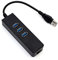 LABRIMP Adattatore Ethernet Usb Gigabit 10/1000mbps Da Usb A Rj45 Lan Network Hub Super 3 Porte Usb3.0 Per Desktop Notebook Laptop