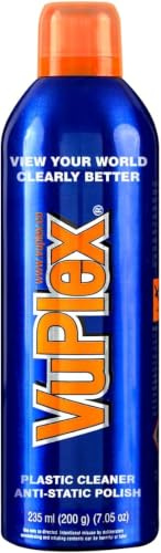 VuPlex High Gloss Kitchen Cabinet Cleaner 200g Spray, Anti Static Plastic Cleaner and Polish