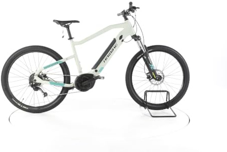 HAIBIKE E Bike HardSeven 5 E-Bike Hardtail Herren 27,5 Zoll Elektrofahrrad, Bosch 65 Nm 500 Wh, 9 Gänge, Hydraulische Scheibenbremse 178-188 cm weiß (Generalüberholt)