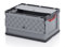 Auer Packaging 2x Profi-Faltbox 60 x 40 x 32 mit Deckel inkl. gratis Zollstock 2er Set 60x40x32 Eurobehälter klappbar