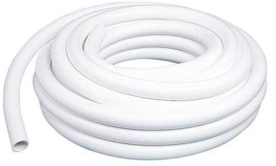 Couronne Rouleau 5M Tuyau PVC Blanc Pression Souple à coller Ø 63mm diamètre/Bassins et Piscines
