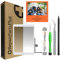 RepairPartsPlus Premium DIY Kit for iPad 7th | 8th Generation Screen Replacement (10.2 7|8 A2197 A2198 A2200 A2270 A2428 A2429 A2430) Glass Touch Digitizer + Button, Adhesive, Guide/Videos-White