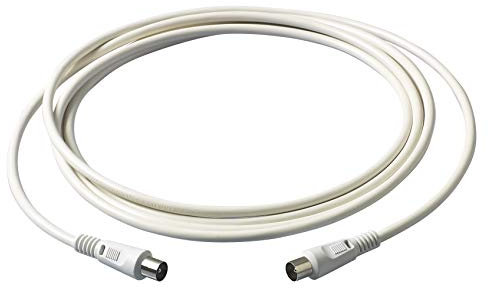 Vimar 0P32420.B Cordone prolungatore 2 m, cavo coassiale TV, Z 75 Ω, indissolubilmente collegato ad un connettore maschio assiale e ad uno femmina assiale