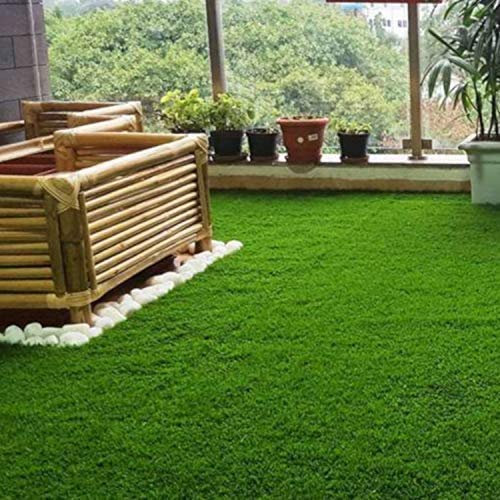 MUGAR- Rollo césped Moqueta Varios Tamaños Césped Artificial 7 mm para Exterior e Interior-ROLLO 1x3m