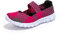 ERLINGO Zapatos deportivos para caminar para mujer, ligeros, elásticos, transpirables, modernos, cómodos, sin cordones, zapatos deportivos Mary Jane, Rose Red 2, 39 EU