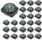 Cyrank 25pcs Button Kompass, Mini Kompass, Kompass Outdoor, Taschen Kompass Set, Kompass Kinder, Taschenkompass Tragbar Universal, Button Kompass für Outdoor Camping Wandern