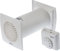 Ø 125mm Wärmeverteiler mit Thermostat - Weiß Lüfter - Ventilator Wärmetauscher