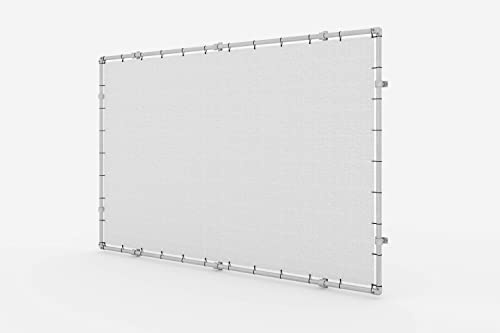 Aluminium Bannerrahmen 300x300 cm Spannrahmen für werbebanner | Banner wandbefestigung | Wandmontage Fassaden Banner Befestigen System