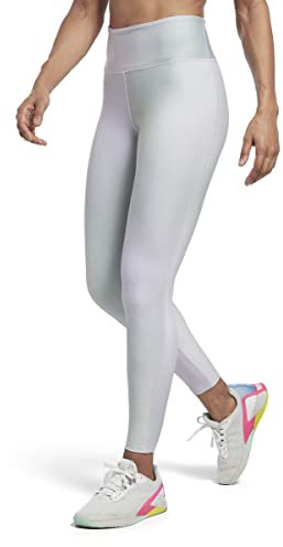 Reebok Damen Lux Hr 2.0 Yoga AOP Tights, puroas, L