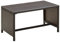 Makastle Garten Polyrattan Tisch Beistelltisch Couchtisch Gartentisch Balkontisch Kaffeetisch Teetisch Rattantisch Gartenmöbel, Braun 70x40x38 cm