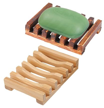 2 jaboneras, soporte para jabón de madera, soporte para filtro de agua, jabonera para drenaje, jabonera, accesorios para jabón, accesorios de cocina y baño