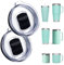 2 Pack Tumbler Lid for YETI, Replacement Lids Compatible for YETI 20 Tumbler, 16 oz Pints, 10/24 oz Mug and 10 oz Lowball, Travel Spill Proof Cup Lids Covers with Magnetic Slider Switch, BPA Free