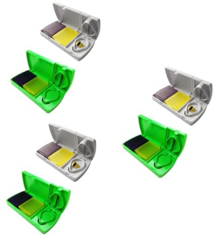 minkissy 6stücke Cutter Praktischer Medikamenten-teiler Für Erwachsene Junge Mädchen Und Senioren Einfaches Schneiden Von Tabletten Für Reisen Und Alltag Farbe Zufällig