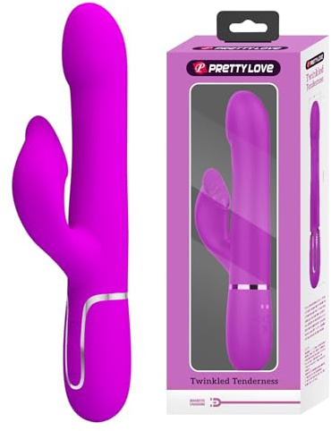 Pretty Love Falin Rabbit Vibrator, Lila, Ø3,2x19,5 cm