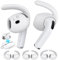 AhaStyle Ohrpolster Ohrbügel für AirPods 4. Generation (2024)【Zusätzliche Aufbewahrungstasche】 3 Paar S/M/L Anti-Rutsch Ohrhörer-Abdeckungen Silikon Zubehör Kompatibel mit Apple AirPods 4. Gen (Weiß)
