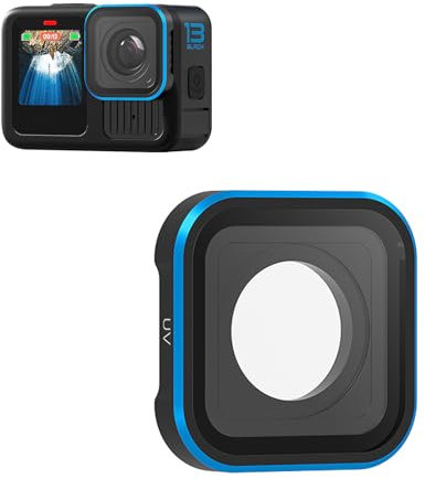 TEHAOUU Filtre pour Gopro Hero 13 Fliters étanche UV, CPL ND4/8/16/32, accessoires de caméra miroir polarisant (UV)