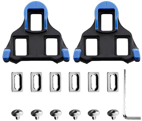 MOAZIFI SPD Cleats Kompatibel für Shimano SPD SL Pedalen - 2 Paar Mountainbike Schuhplatten