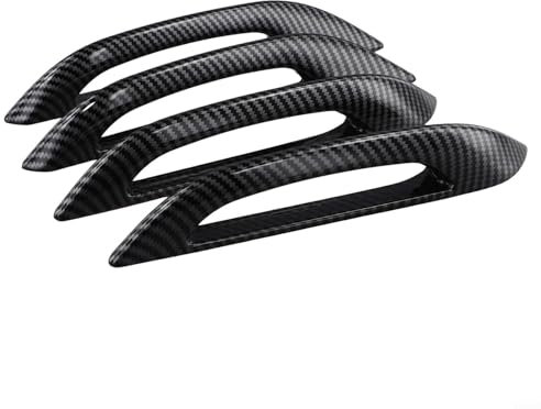 MeevrgR for Tesla Model 3 Y Compatible Door Handle Protectors 4 Pack Carbon Fiber Style, Easy Access