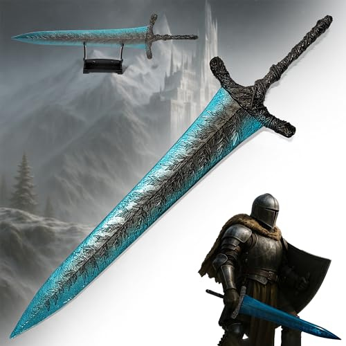 Elden Ring Schwert Dark Moon Großschwert XL Brieföffner mit Ständer, Accessoire für Zuhause und das Büro, Geschenk und Merchandise für Fans & Sammler