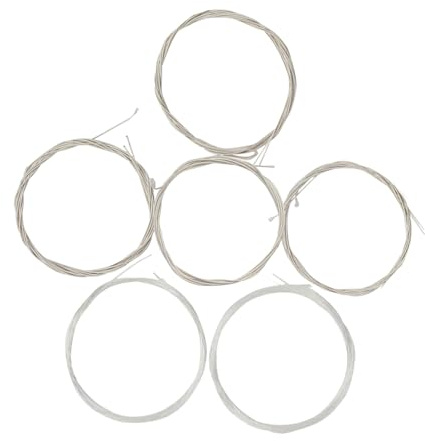 FRCOLOR Oud Saitensatz aus Nylon 1 Satz Silberbeschichtete Kupferlegierung Robustes Ersatzsaiten Satz für Musikinstrumente
