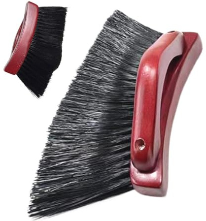 Wood Handle Billiard Brush Set - Soft Bristle Table Cleaner, Dust Removal with Precision, Ergonomic Grip Design, Felt Maintenance Tool, Pool Table Brush for Keeping Cloth Surfaces Clean And Smooth