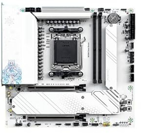 B650M Snow Dream AM5 DDR5 ARGB M-ATX Scheda madre for giochi PCIe 4.0×4 M.2 for CPU 9700X/9900X/7800X3D gaming pc