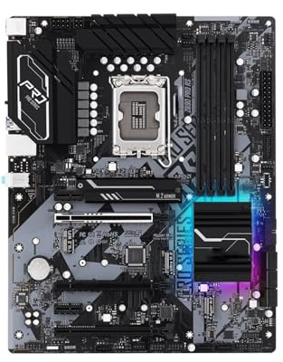 Scheda madre del computer adatta per scheda madre ASRock Z690 PRO RS supporta la presa LGA1700 i9-14900K i7-12700K i5-12400F Processore 4xDDR4 5333MHz USB 3.2 Gen2 PCIe 5.0 ATX