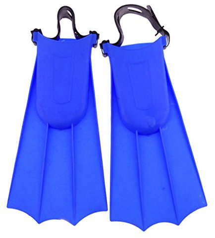 Perfeclan Silikagel Flossen für Erwachsene Wassersport Schwimmen Taucherflossen Trainingsflossen, Blau, 36-40