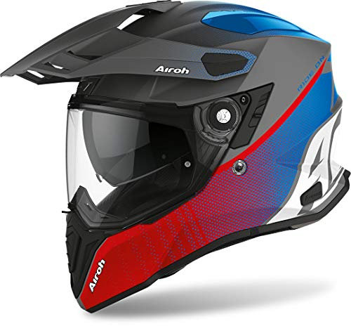 Airoh HELMET COMMANDER PROGRESS RED/BLUE MATT L