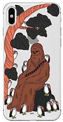 ERT GROUP mobile phone case for Apple Iphone XS Max original and officially Licensed Star Wars pattern Chewbacca 006 optimally adapted to the shape of the mobile phone, partially transparent
