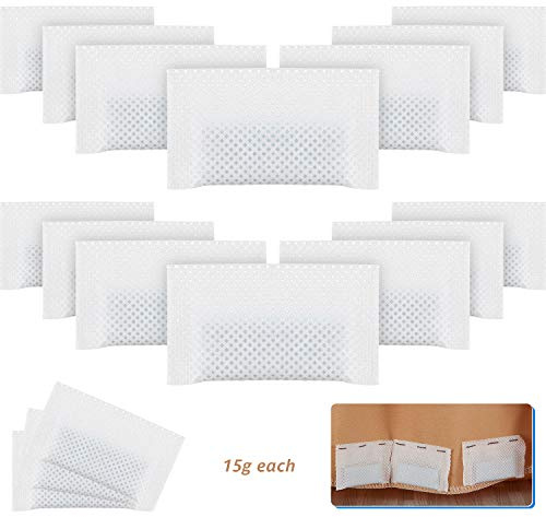 Boao 20 Pcs Drapery Weights for Curtains Fabric Curtain Weights Bottom Drapery for Outdoor White Covered Home Hotel Office Tablecloth Flag, 15g Each, 2 x 1.3 Inch