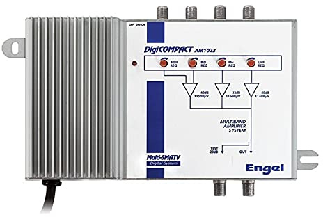 Centrale Multibanda FM-BI-BIII-UHF Digi-Compact 40dB Engel