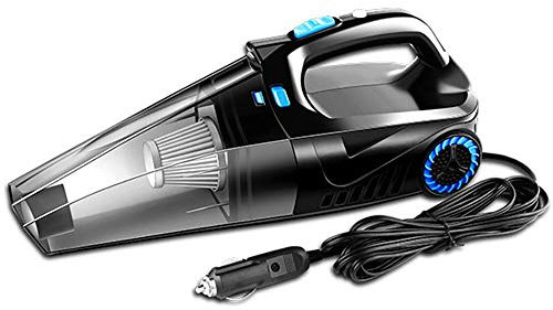 JTRHD Air Compressor Pump Tire Inflator Cordless Air Compressor Car Air Pump Tire Inflator Rechargeable DC 12V Portable Electric Power for Car, Motorcycle, Bicycle (Color : Blue, Size : 16x17x44cm)