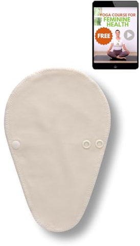 Öko STRING Slipeinlage waschbar aus bio Baumwolle (tanga, 1 Stück); dünne hochtemperatur-waschbare Slipeinlage Damen & Mädchen MADE IN EU; 100% Atmungsaktiv (kein PUL/TPU) für täglichen Ausfluss