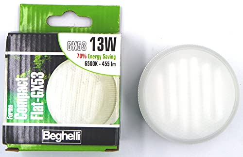 Megaman _ LAMPADINA BEGHELLI COMPACT FLAT-GX53 13W 50429