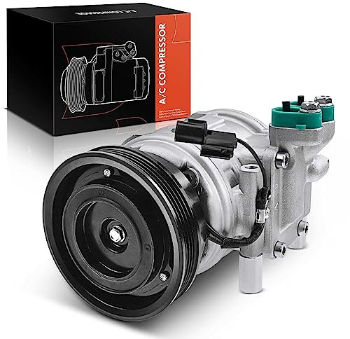 Frankberg Compresor de aire acondicionado con embrague Compatible con Sportage JE, KM 2.0 LPG Tucson JM 2.0 AWD/LPG/LPG-AWD Tucson Combi/SUV JM CVVT Replace# 977012E400, aceite premezclado