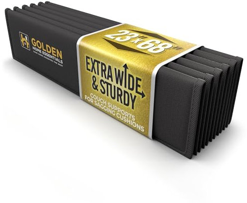 Golden Home Essentials XL 58,9 x 172,7 cm Couchstütze für schlaffe Kissen – extra breites Sofakissen-Stützbrett – 1 cm schlaffes Couchkissen Unterstützung für schlaffen Sitz – schlaffe Couch