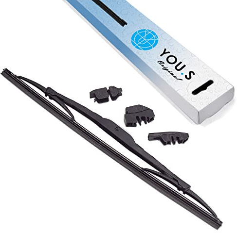 YOU.S Original Scheibenwischer Wischerblatt Wischer 400 mm mit drei Adaptern Universal