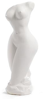 PABEN Moderne künstlerische Vase Nackt Körper Frauen 35,8 cm aus Porzellan Mandeln Gastgeschenke